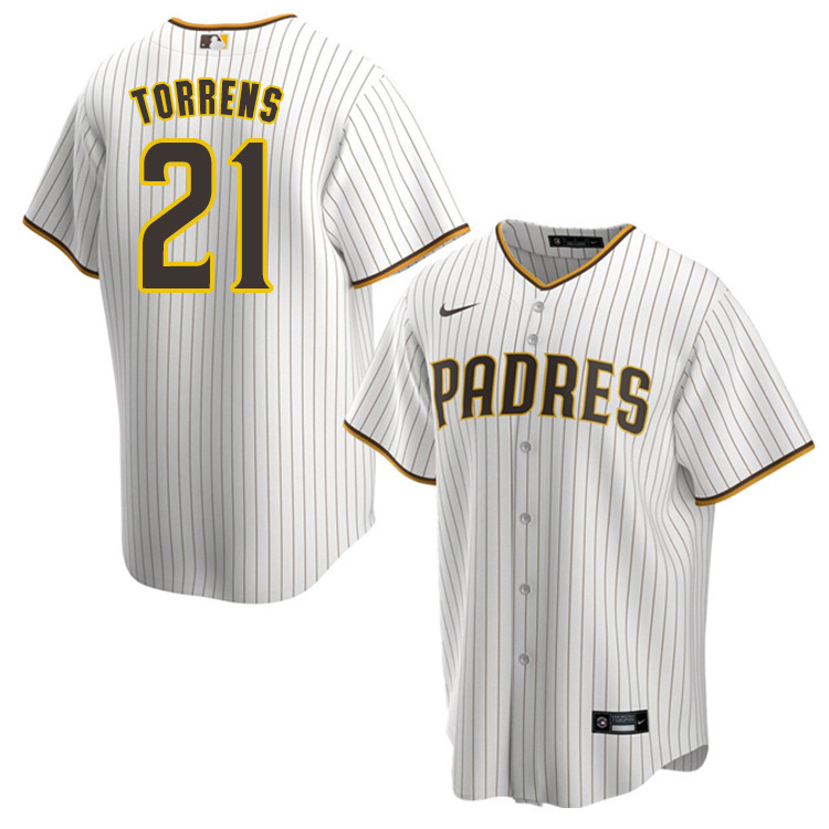Nike Men #21 Luis Torrens San Diego Padres Baseball Jersey Sale-White